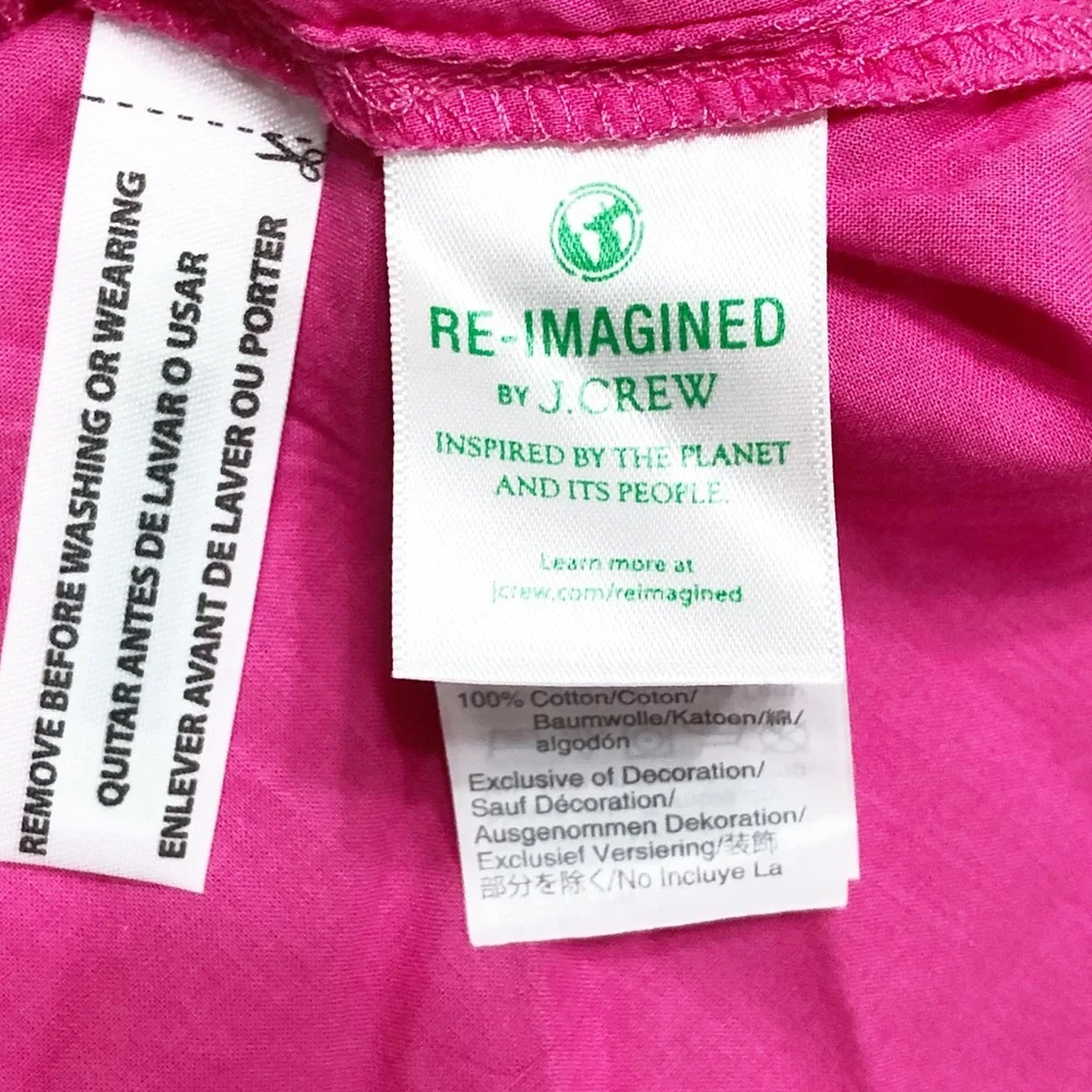 J. Crew Women’s Pom Pom Dress in Cotton Voile 8 - Picture 8 of 10